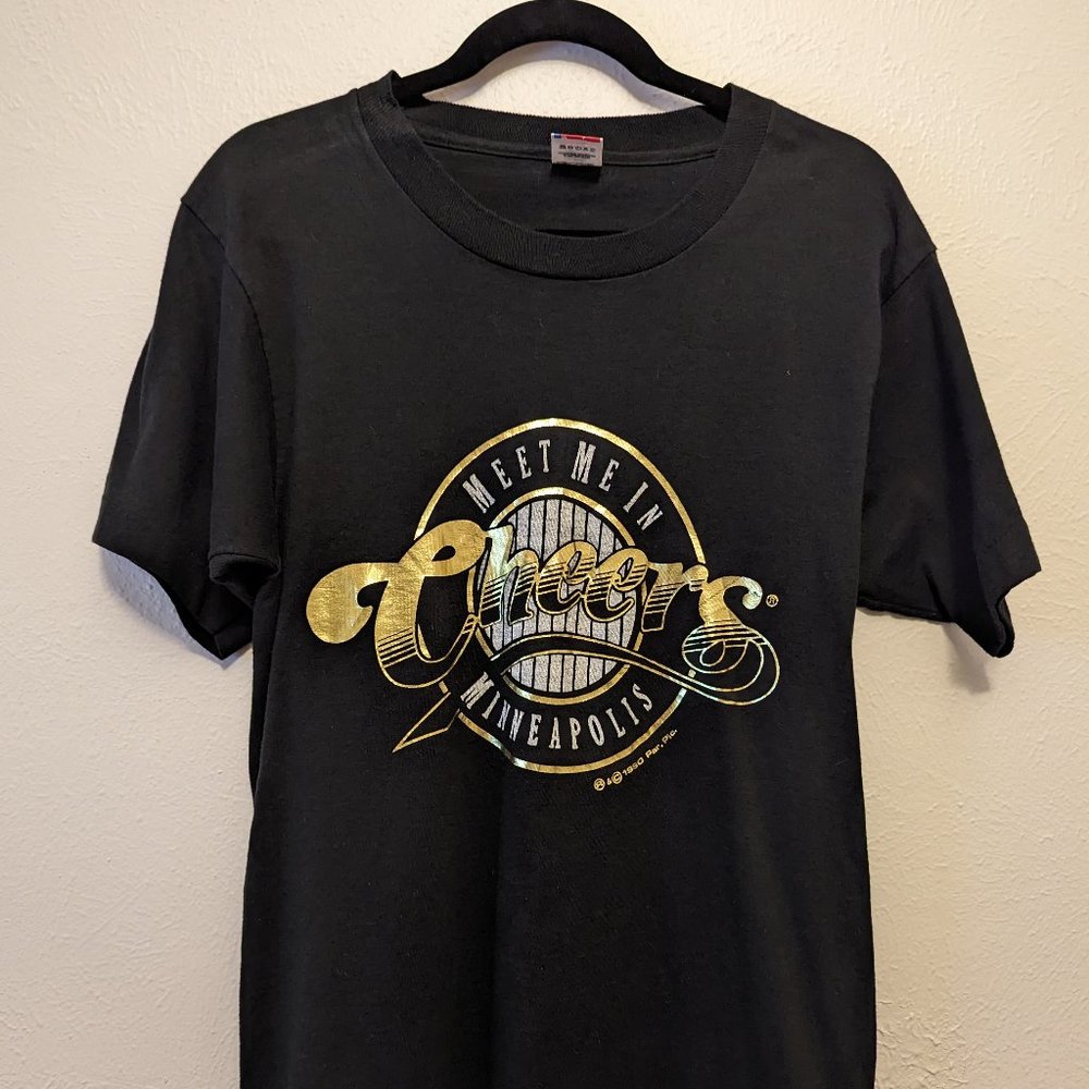 Vintage 1990s Cheers TV Show T-Shirt - Toast to Classic TV!